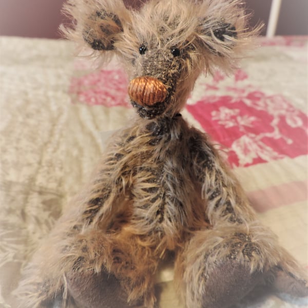 5" Mohair Teddy Bear. Hand made Collectors Item