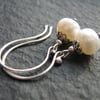 Freshwater Pearl Earrings - Ivory