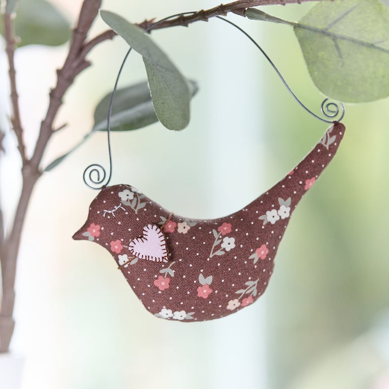 Floral Bird hanging decoration