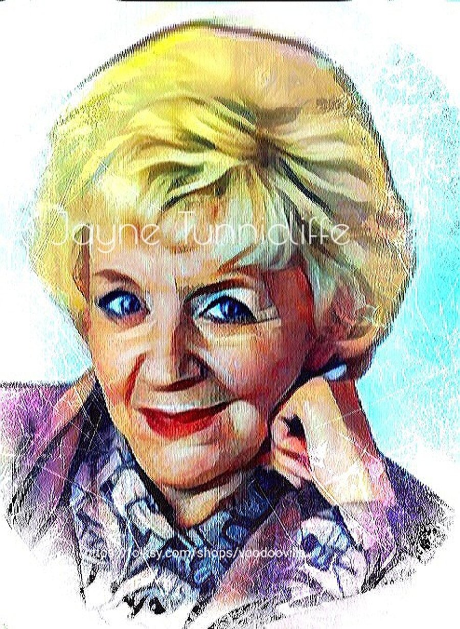 Ivy Tilsley Coronation Street 11 x 8 inches art print - Granny Ivy