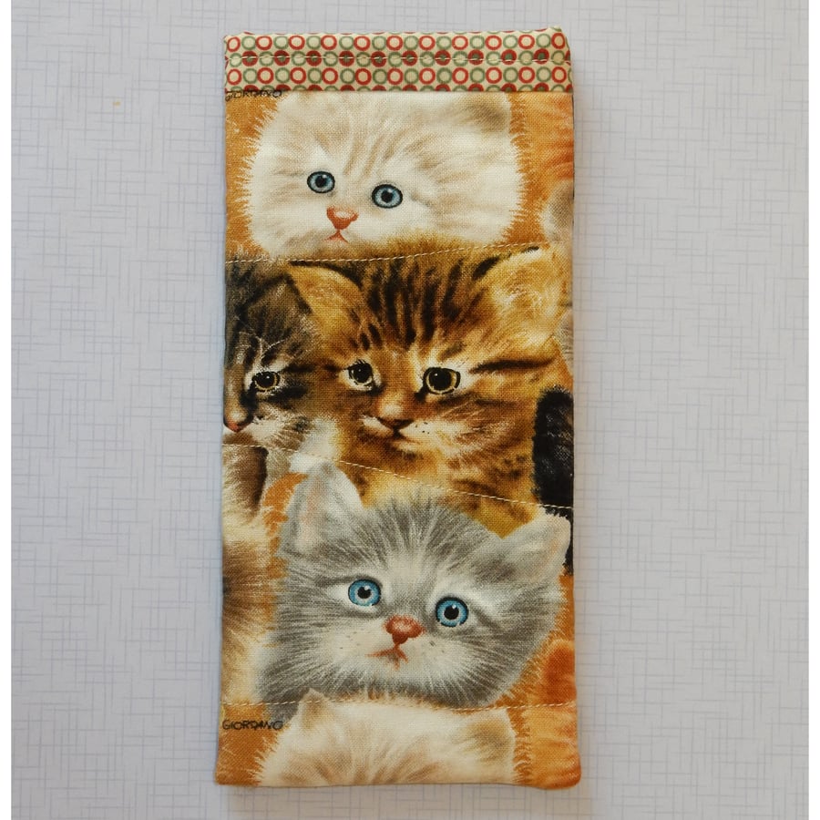 Glasses case - cute kittens