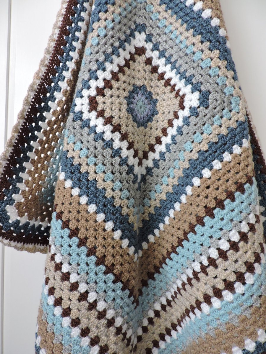 SALE now 15.00  Blanket Crochet    