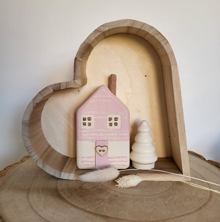 Little wooden house decoration