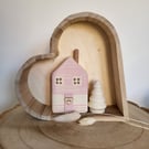 Little wooden house decoration