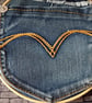 Handmade Denim Pocket Wall Hanging - Small - Image 4