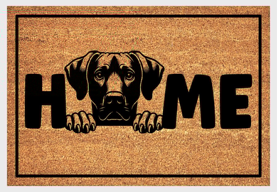 Rhodesian Ridgeback Dog Home Door Mat - Welcome Mat - 3 Sizes