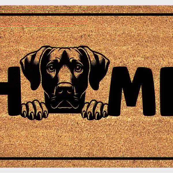 Rhodesian Ridgeback Dog Home Door Mat - Welcome Mat - 3 Sizes