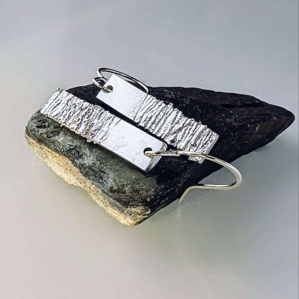 DANGLE Sterling Silver Handmade Dangle Earrings, Handmade Urban Jewellery