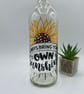 Sunflower bottle light, Yellow floral light up bottle, sunshine - Image 6