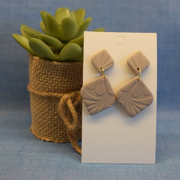 Art Deco Inspired Diamond Drop Earrings