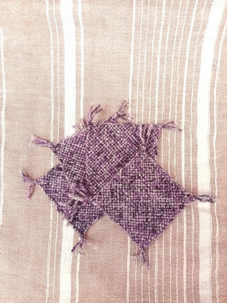 Handwoven coasters
