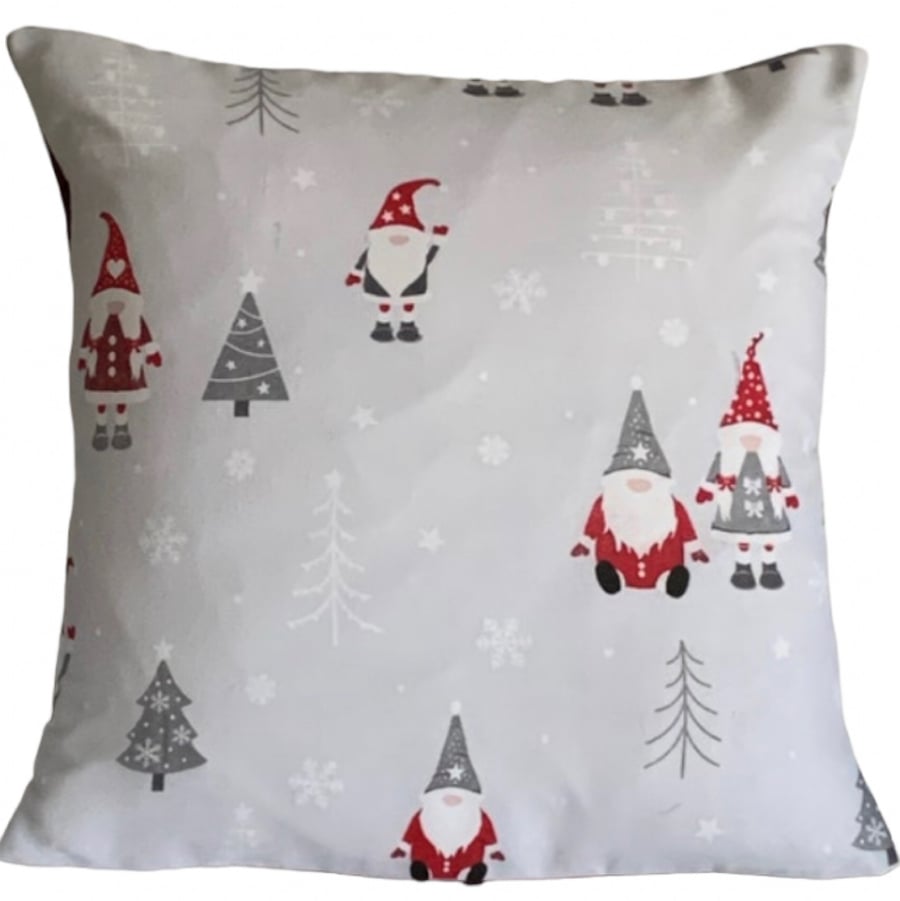 Christmas Gnome Gonk Cushion Cover 14”x14” Last One