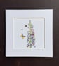 'The Foxglove' 8" x 8" Mounted Print
