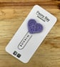 Lilac heart bookmark  - Image 1
