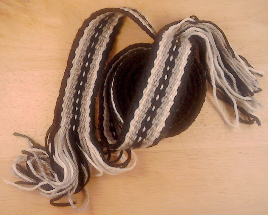 Handwoven boho wrap-around belt