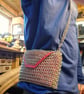 Chainmaille Handbag - Official Ferrari Red Leather Lined - Image 2