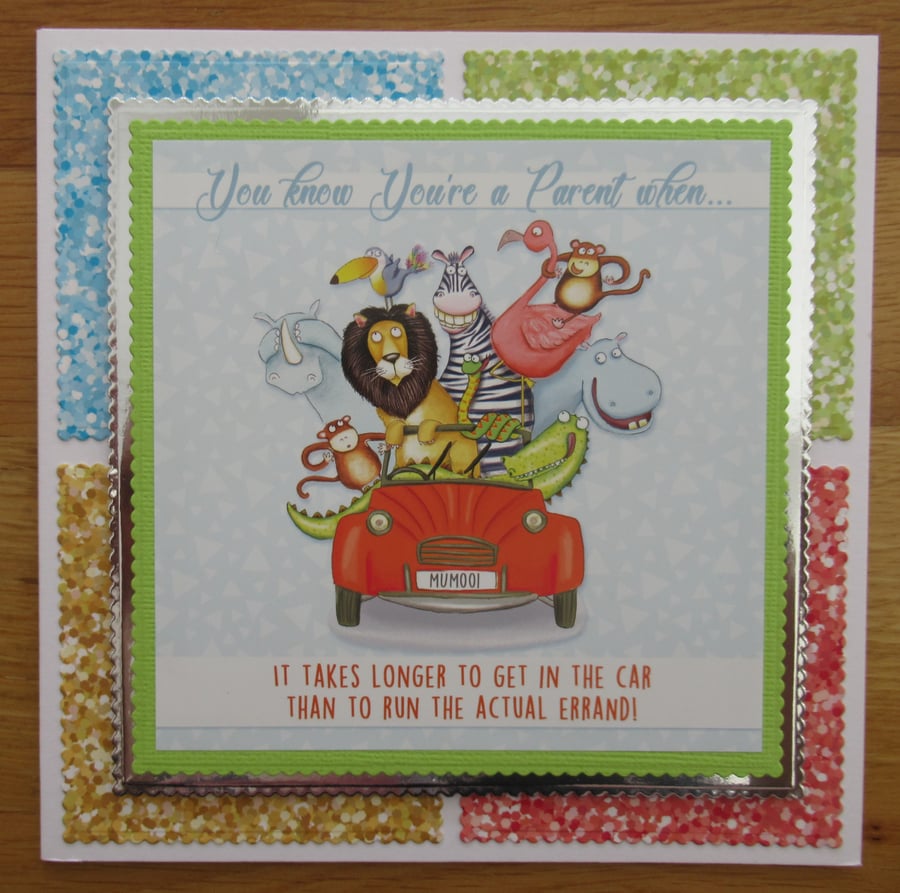 You Know You're A Parent - 7x7" Any Occasion Card