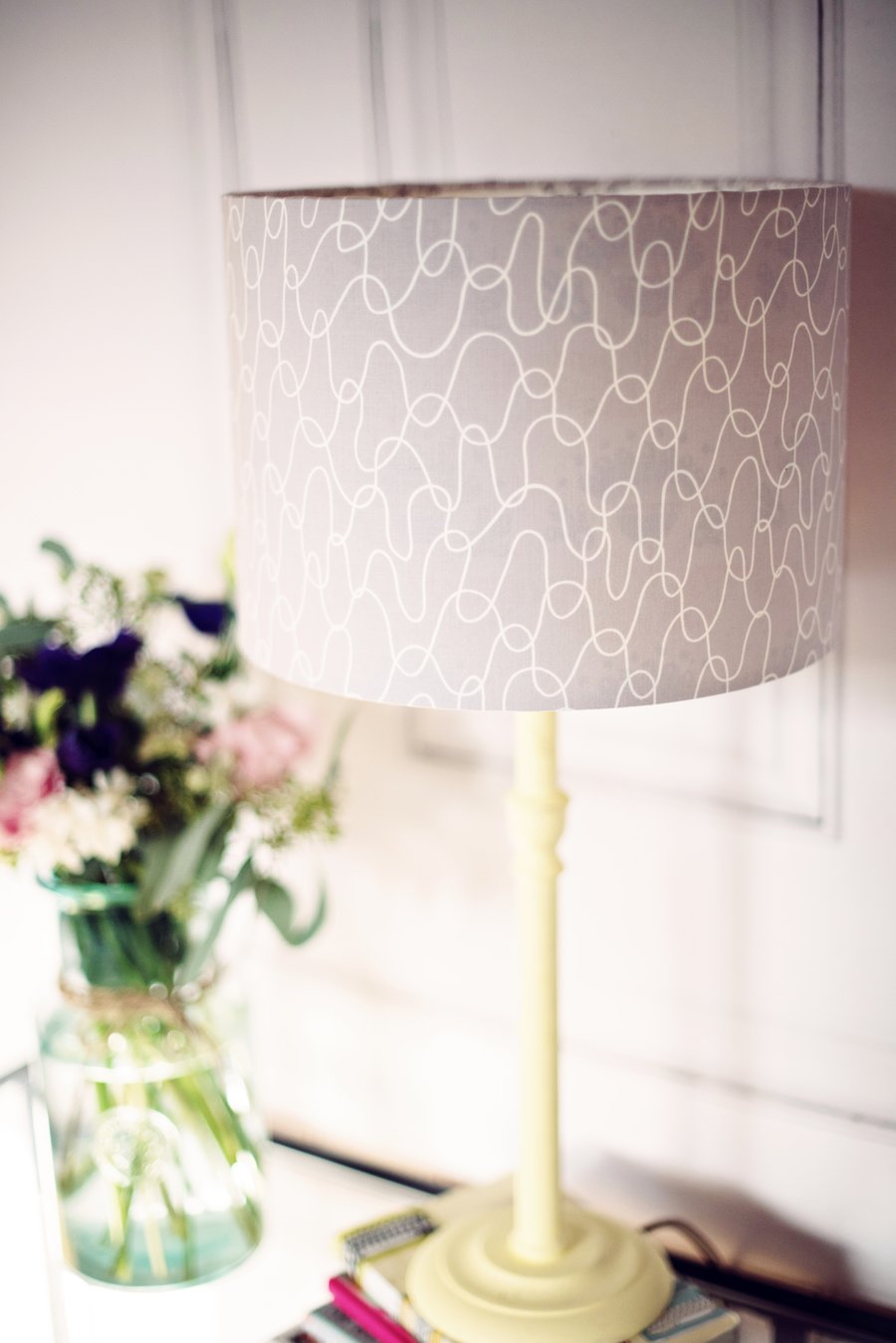 30cm Grey Scandinavian Lampshade