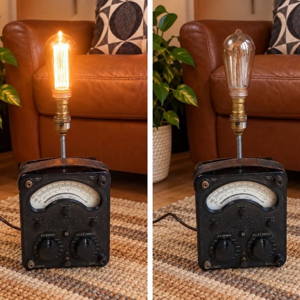 Vintage Universal Avometer Multimeter Lamp