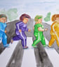 Abbey Road Crossing. Fit ladies painting - Image 1
