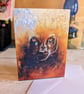A6 Greeting Card (big cat from original artwork) - Image 1