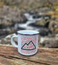 Enamel Hiking mug, Mountain Mug, Welsh Mountain Mug, Mwg Cymraeg, Hiker Gift - Image 5