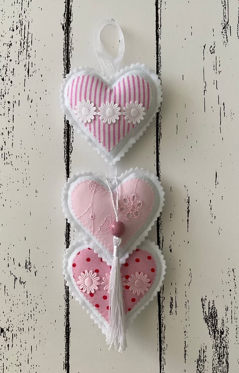 Handmade Hanging Heart Decoration 