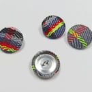 Striped Covered Buttons