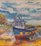 Boat card of Staithes Harbour ( cobble) - Image 1