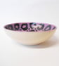 Bowl Purple with Black dots glazed Ceramic. - Image 2