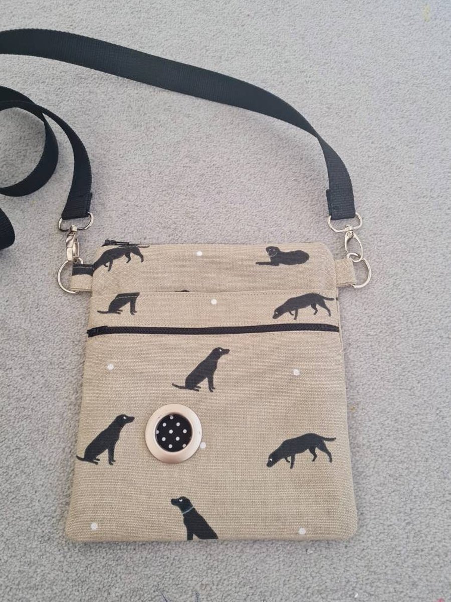 Sophie Allport Labrador fabric dog walking bag