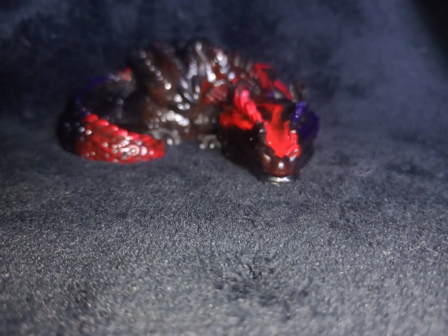 Handmade Resin Gothic Fantasy Dragon Ornament  Mythical creatures 2 Variants