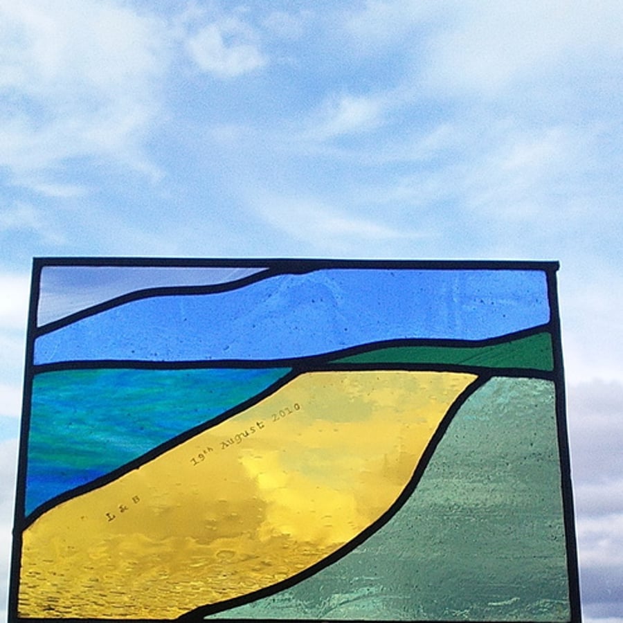 Custom Order for Kind Dog, Heacham, Stained Glass Panel