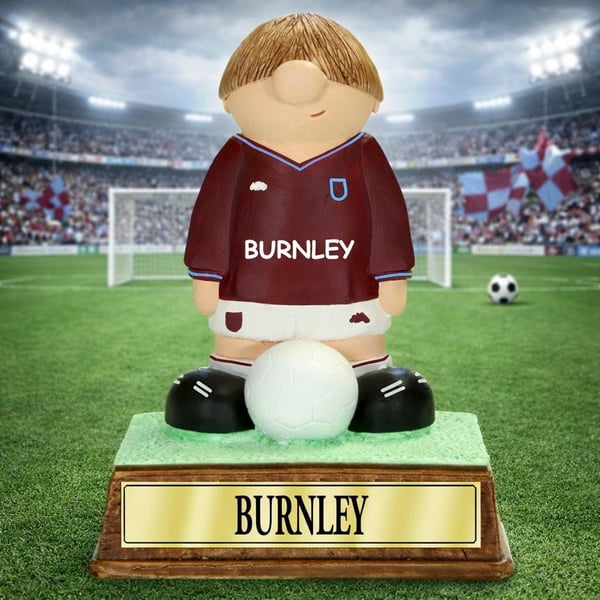 Burnley FC Gift - Personalised Birthday Retirement Boys Husband Men Football