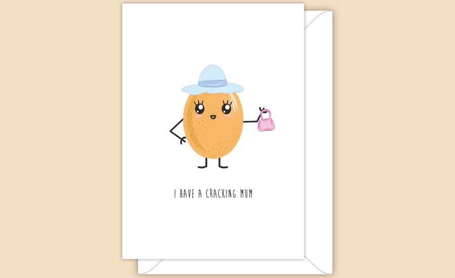 Funny Mother's Day Card or Birthday Card for Mum
