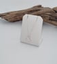 Fine Silver Textured Heart Necklace - Image 7