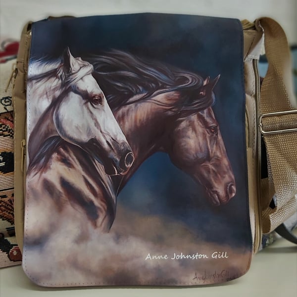 Horse bag,Stallion bag, shoulder bag