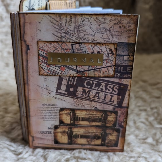 Grunge-tastic Mini Journal 