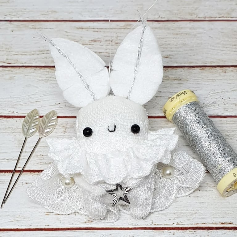 Christmas Wishes White Moth