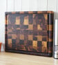 Large Walnut End Grain Chopping Board with Juice Groove - Handmade Butcher Block