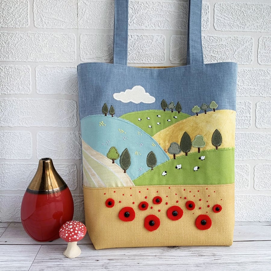 English Countryside Tote Bag