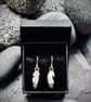 Silver feather earrings - Image 4