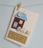 New home card Handmade with your own message. - Image 1