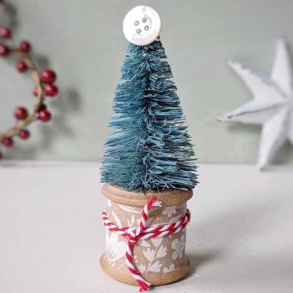 Vintage Bobbin Christmas Tree Decoration