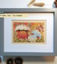 Satan's Bolete Mushrooms, original fungi art, wall art - Image 9