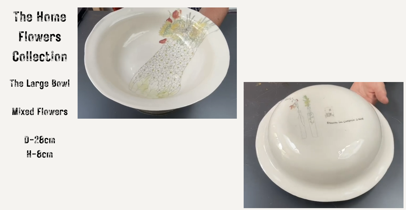 The Large Bowl - The Home Flowers Collection