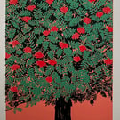 Autumn Rowan original screen print - perfectly imperfect