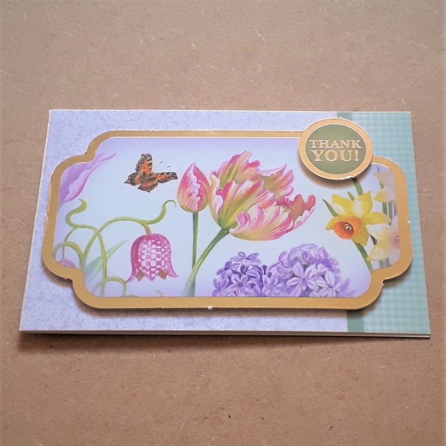 Spring Bulbs Thank You Card
