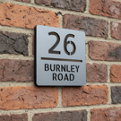 Modern Acrylic House Number Sign Personalised Door Number 