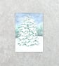Original Watercolour ACEO Winter Tree